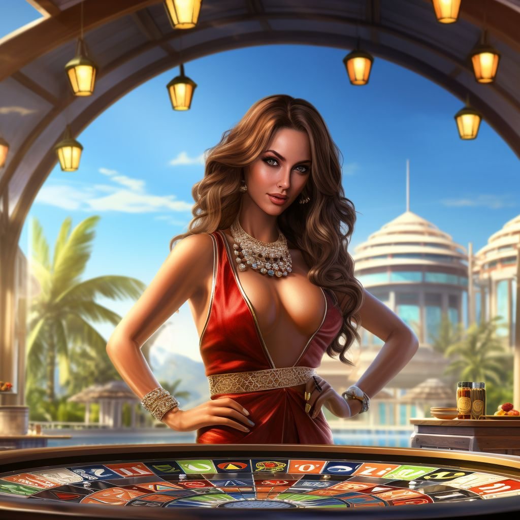 Antarmuka permainan Bikini Paradise di 98 togel